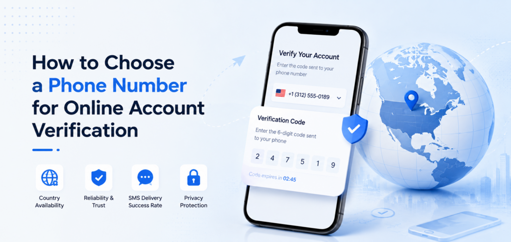 Choose a Phone Number for Online Account Verification